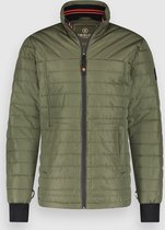 Twinlife Heren Modular Puffer - Jassen - Waterdicht - Vormvast - Groen - L