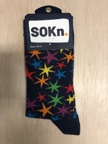 SOKn. trendy sokken STERREN maat 35-41 (ook leuk om kado te geven !)