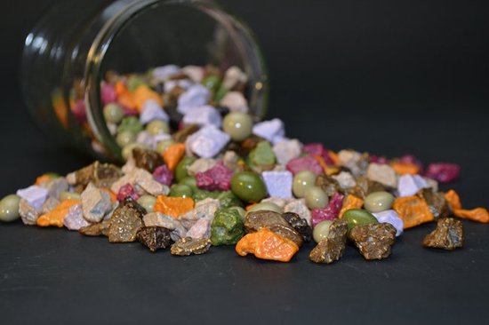 Chocolade steentjes 1 kg | Decoratie | Chocolade kiezelsteentjes |  Kleurrijk |... | bol.com