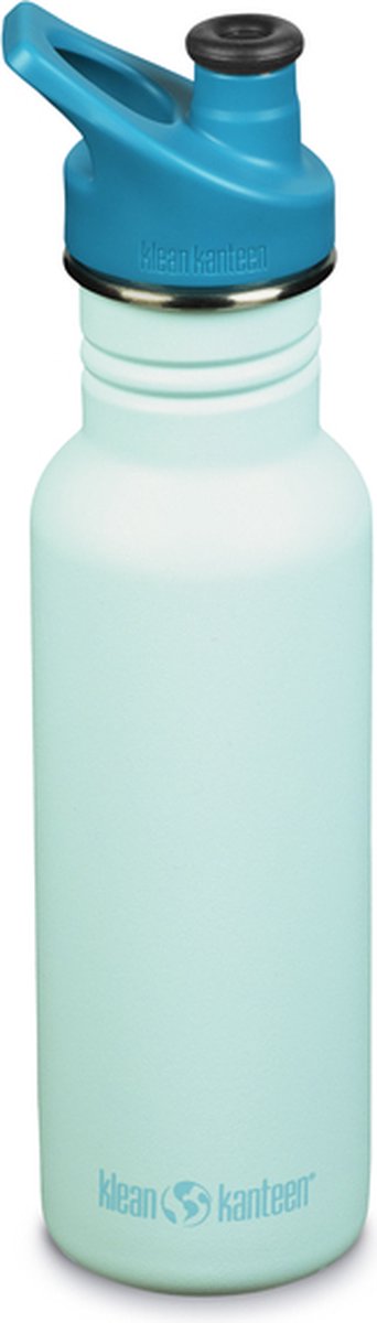 Klean Kanteen drinkfles met sportdop - 532 ml - licht blauw