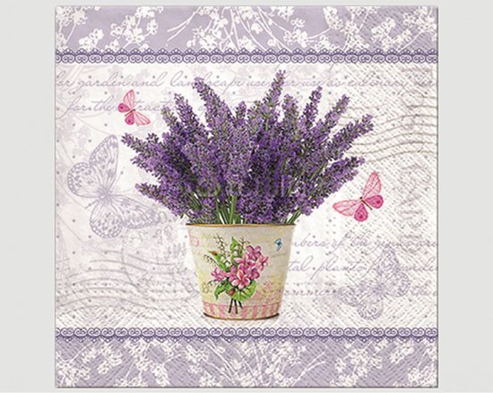 Tete a Tete 3-laags Pastel Bloemige Weefsel Papieren