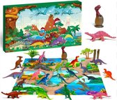 Ever® Adventskalender 2021 Dinosaurus Set - Premium Adventskalender Kinderen - Adventskalender Jongens & Meisjes - Aftelkalender Kerstmis