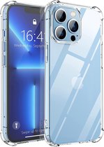 iPhone 13 Pro Max shockproof hoesje - iPhone 13 Pro Max shockproof hoesje transparant - iPhone 13 pro max shock proof hoesje doorzichtig - iPhone 13 Pro Max shockproof case clear