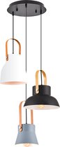SK lighting 5025-3A - Modern Hanglamp - 3x40W E27 - Ø:40 x H:120 cm - Meerkleurig