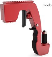 Hoobi® Champagne Gun – Drank Pistool –  Drankdispensers - Bierpistool - 9 meter bereik - Kunststof - Rood