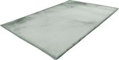 Lalee Heaven - Vloerkleed - Tapijt – Karpet - Hoogpolig - Superzacht - Fluffy - Shiny- Silk look- rabbit- 160x230 cm licht groen