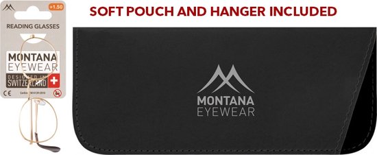 Montana Eyewear HMR54 Leesbril rond metaal +1.50 Goudkleurig | bol.com