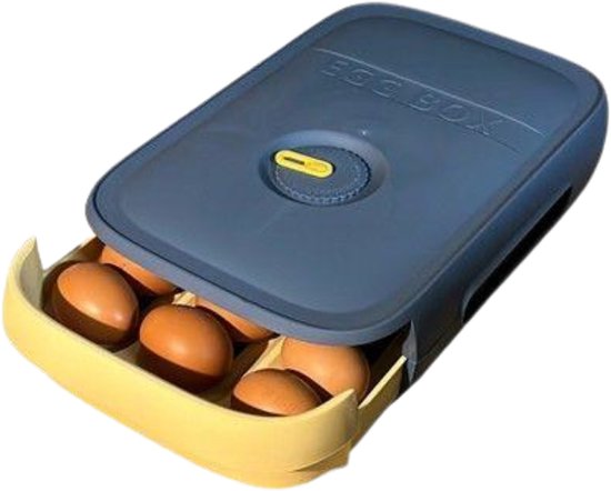 EGG BOX Boîte de Opbergbox pour œufs Blauw Boîte à œufs porte-œufs