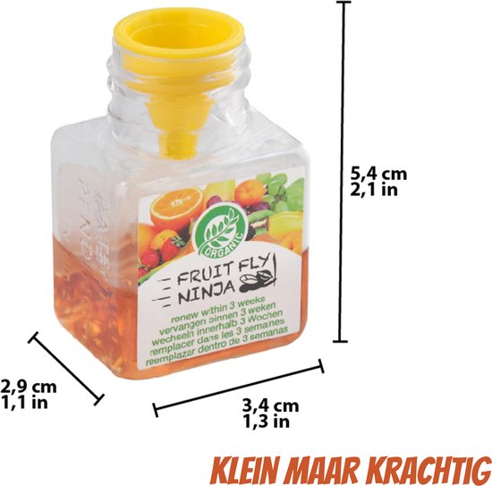 Super Ninja Fruit Fly Ninja® Fruitvliegjes vanger 100 natuurlijk