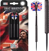 Eric Bristow Crafty Cockney 90% Black Ringed - Dartpijlen - 24 Gram