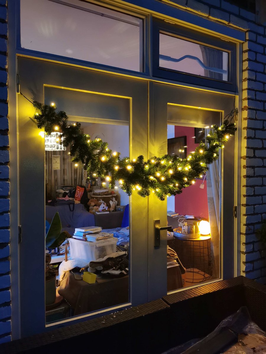 Triumph Tree Forest Frosted Guirlande met LED Verlichting - Kerstversiering met 72 Warm Witte LED Lampjes - Kerstslingers met Frosted Naaldjes - Kerstguirlande voor Binnen - L180 x D33 cm - Groen – foto 8