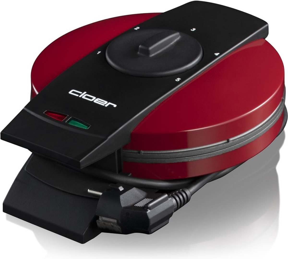 Cloer 1633V 1 wafel(s) Rood