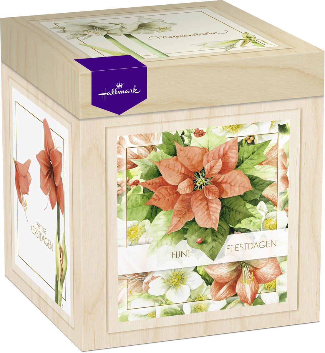 Hallmark Kerstkaarten Marjolein Bastin set van 16 stuks