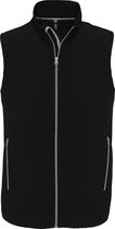 Grote maten softshell zomer vest/bodywamer zwart voor heren - Herenkleding/dunne jassen plus size - Mouwloze outdoor vesten 4XL (48/60)