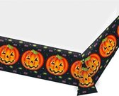 Halloween - Pompoenen tafellaken/tafelkleed 137 x 243 cm - Halloween versieringen/decoraties
