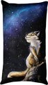 foto van Howling Riot - Sierkussen - Sterrenkijker Vosje - 30x50cm