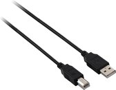 V7 1.8m USB2.0 Cable Black A to B V7E2USB2AB-1.8M voor printer