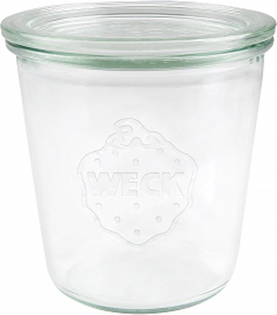 Weck 6 Mold Preserving Jars with Glass Lid 29cl - 8cm, carton box