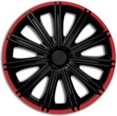 Autostyle Wieldoppen 14 inch Nero Zwart/Rood - ABS