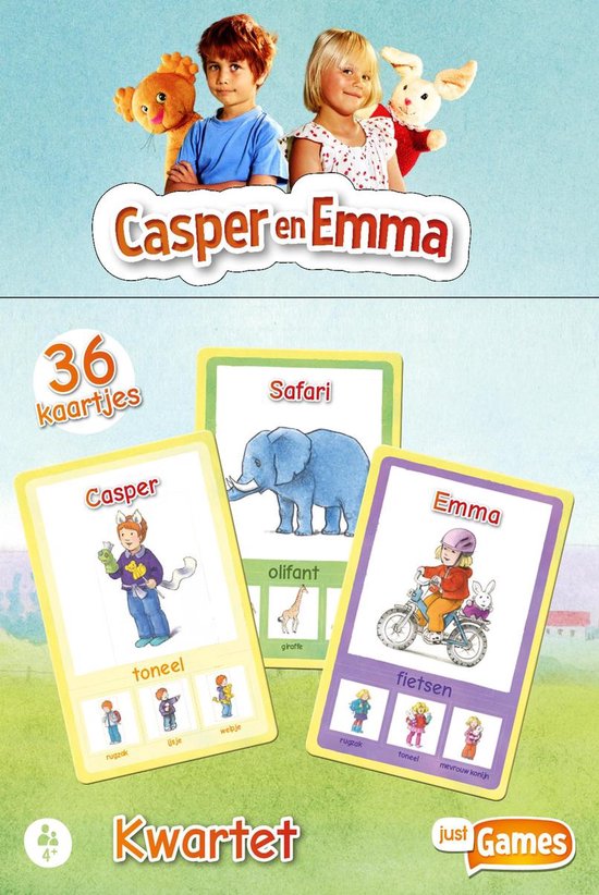 Thumbnail van een extra afbeelding van het spel Casper en Emma - kwartet
