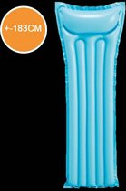 Opblaas zwembad luchtbed blauw, inflatables - 183 cm - 50 stuks