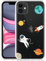 Geschikt voor Apple iPhone 11 Hoesje Astronaut - Designed by Cazy