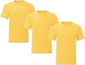 Senvi 3 pack T-Shirts Ronde hals - Maat XL Kleur Sunflower