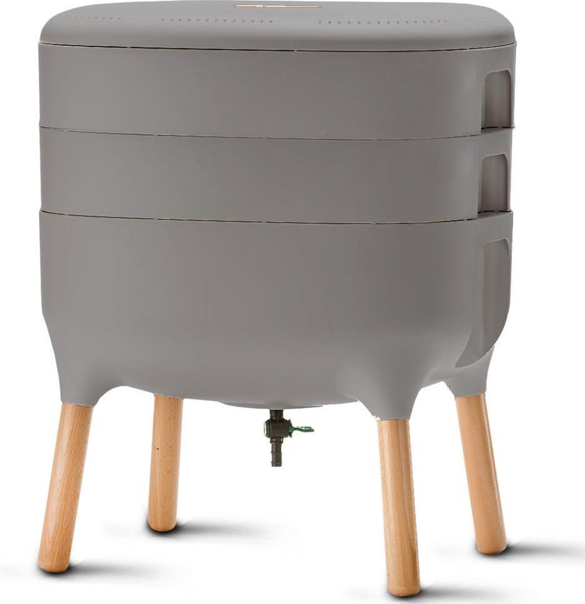 Plastia Wormenbak - Worm Composter - Antraciet