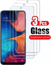 Samsung A70 glas screenprotector 3x gehard