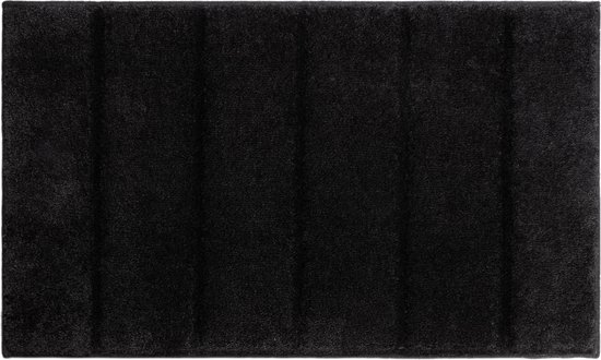 Ray - Tapis de bain antidérapant - Zwart - 70x120cm