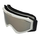Apeirom Shapley Ski - TPU Wit Frame - Snowboardbril Unisex - DUBBEL Layer Lens Colorfull True Zilver - UVA 400 - UVB - UVC - Bescherming - Hypo-Allergeen Afdichting