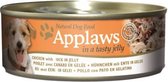 Applaws dog blik jelly chicken / duck hondenvoer 156 gr
