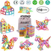 AILUKI 110 stuks magnetische bouwblokken set - Constructie blokken 3D