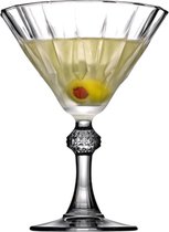 Pasabahce Diamond Martini Glazen - 240ml - Set van 6x