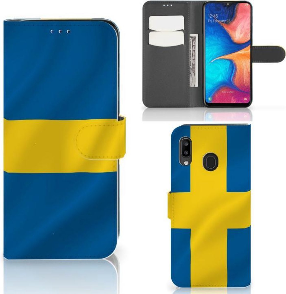 Samsung Galaxy A30 Bookstyle Case Zweden