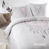 Papillon Annelot - Flanel - Dekbedovertrek - Eenpersoons - 140x200/220 cm + 1 kussensloop 60x70 cm - Multi