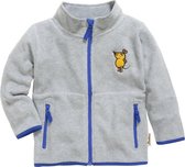Playshoes - Fleece jas voor kinderen - Muis - Grijs/melange - maat 104cm