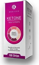 Ketose Teststrips Voor Keto & Atkins Dieet - Keto & Urine Strips voor Afvallen - 100 Stuks - Best Getest!