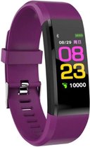 WiseGoods - Premium Activity Tracker - Smart Watch - Stappenteller - Armband - Fitnesstracker - Paars