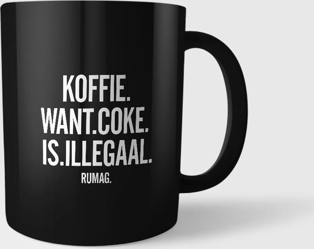 RUMAG want coke illegaal Mok | bol.com