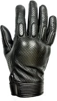 Helstons Side Perforated Black Motorcycle Gloves T9