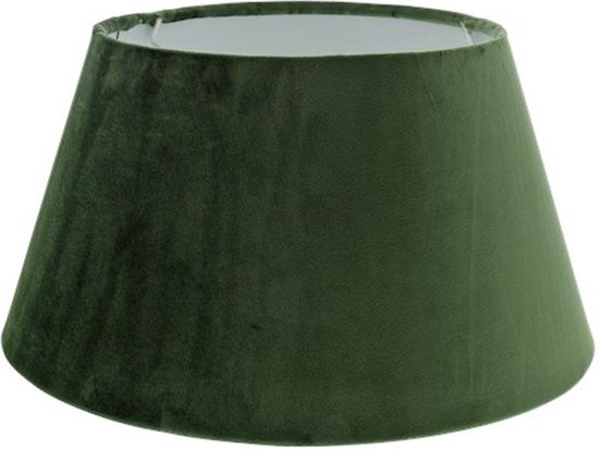 Snelkoppelingen Herformuleren tarwe Lampenkap velvet - groen - Ø30 cm - lamp onderdelen - verlichting -  tafellamp | bol.com