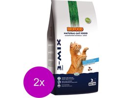 Bf Kattenbrokjes 3-Mix Mix - Kattenvoer - 2 x 2 kg