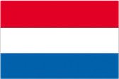2x Luxe vlaggen Nederland 100 x 150 - Hollandse vlag - luxe kwaliteit