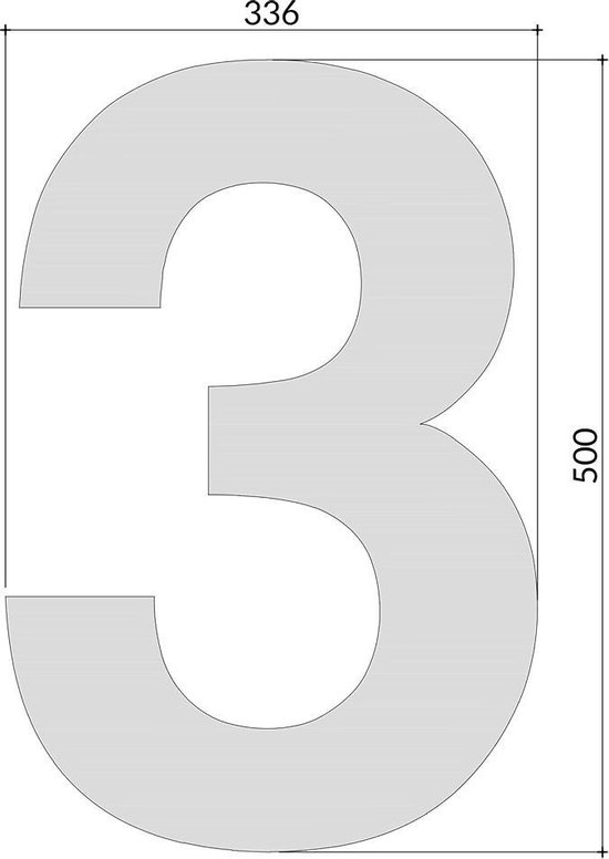 Cijferstickers En Letters Om Te Plakken - 10 Cm Cijfers + 6 Cm Letters, Zwart, Zelfklevend En Weerbestendig