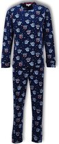 Woody pyjama unisex - blauw - 192-1-CPA-V-986 - maat 116