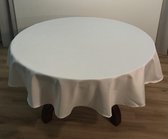 Tafelkleed 280 cm-Rond/Wit