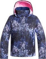 Roxy Jetty Girl Meisjes Ski jas - Medieval Blue Sparkles - Maat 12/L