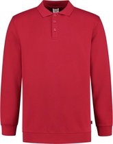 Tricorp Polo Sweater Boord 60°C Wasbaar 301016 Rood - Maat XS