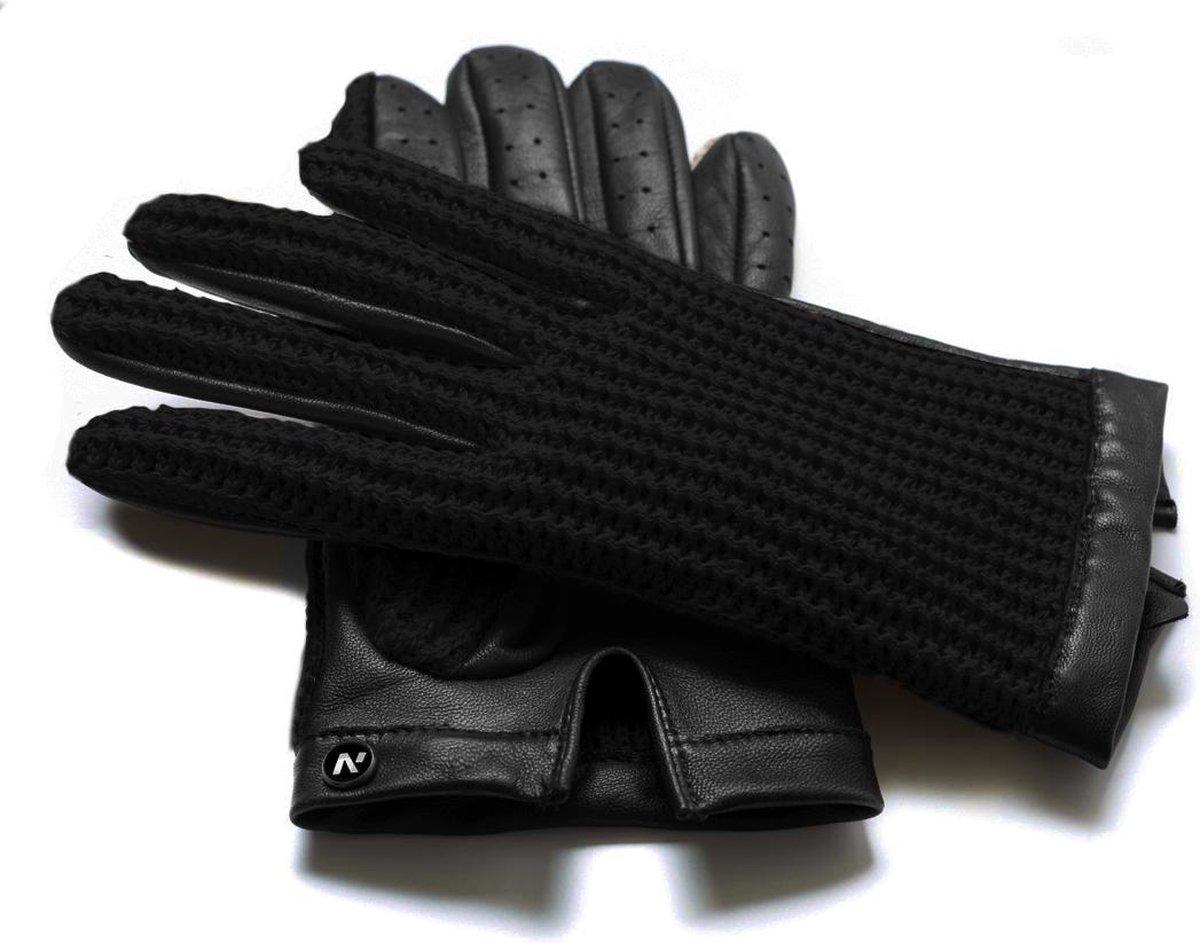Napogloves Driving gloves Heren Touchscreen handschoenen Zwart